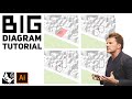 BIG Diagram with Context | Rhino + Illustrator | Vector Workflow