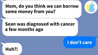 【Apple】My daughter asked me for financial support to pay for her husband's cancer treatment…