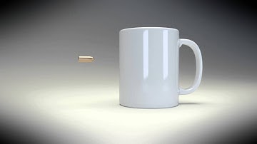 Blender 3 Dimensional Animation - Part 2 - Coffee Cup Shatter