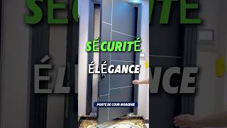 Porte d’entrée en inox. #french #doors #security #home