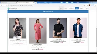 New E Shopping Website ASP.NET C# Project (Modified) | Final Year Project | coderbaba screenshot 2