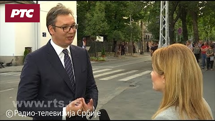 Vučić za RTS o Kosmetu: Tražim kompromis da nam deca ne bi ispaštala