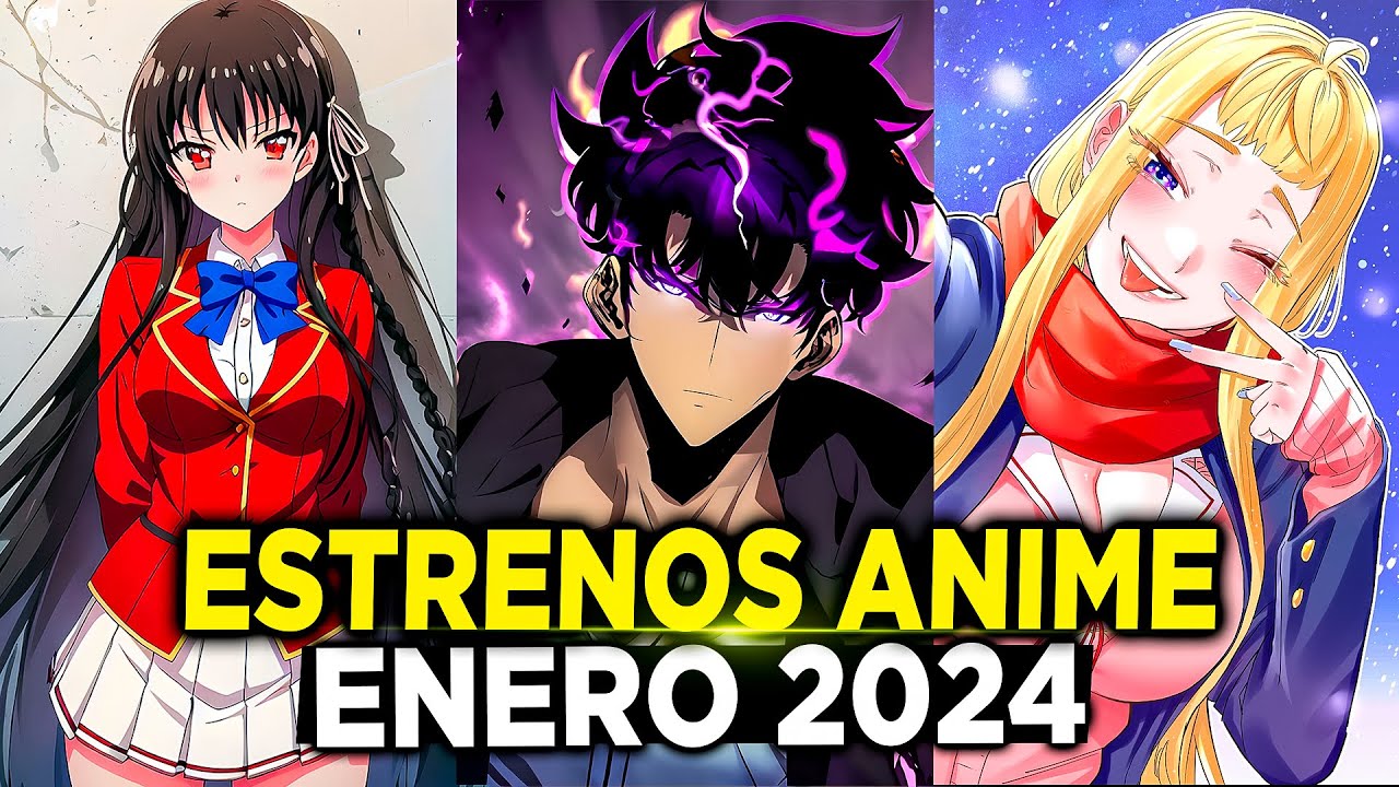 ESTRENOS TEMPORADA INVIERNO 2024  CALENDARIO ANIME - INVIERNO 2024  #anime2024 