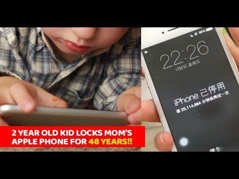Mom Locked Out of iPhone for 47 Years After Letting 2-Year-Old Play With It