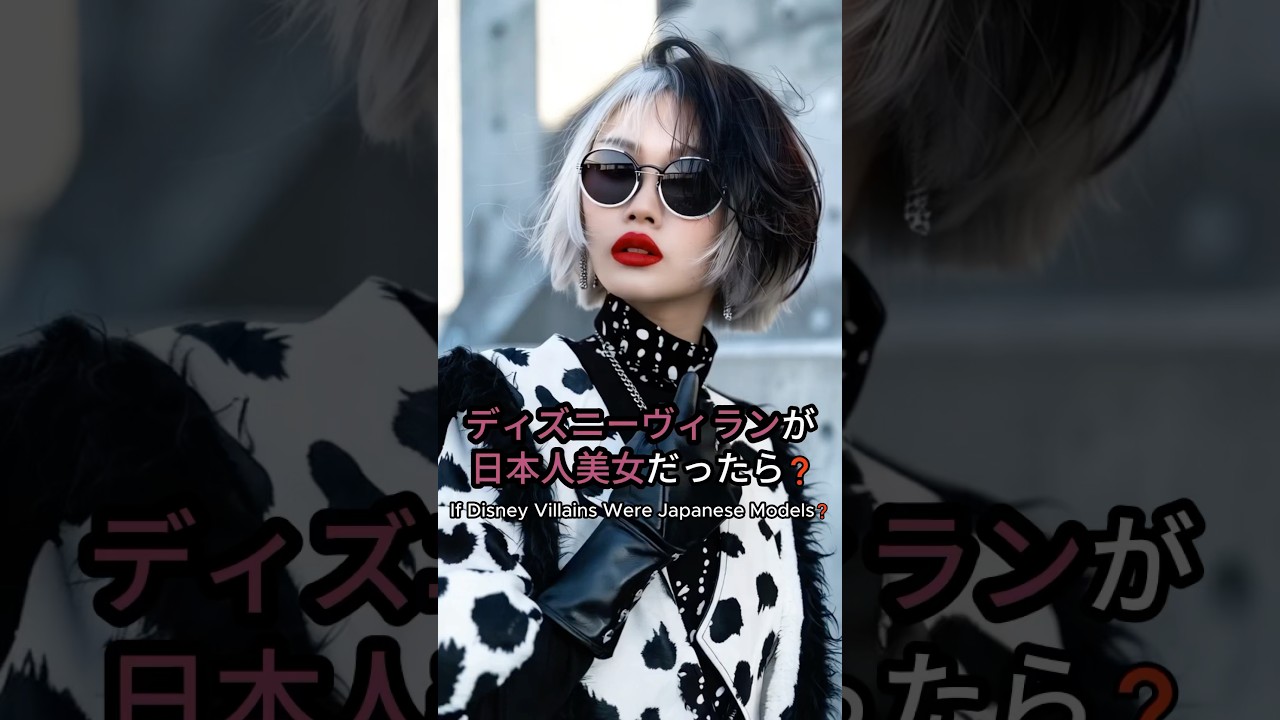 ディズニーヴィランが日本人美女だったら❓If Disney Villains Were Japanese Models❓#ディズニー #Disney