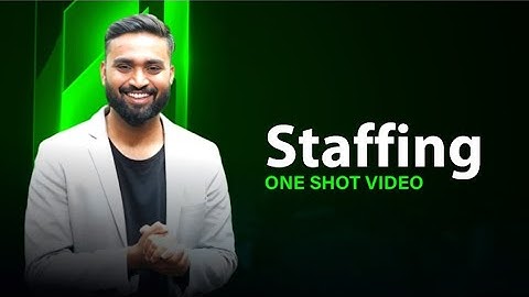 Staffing |One Shot | Commerce | CLASS 12 | ISC | CBSE | HSC | Shubham Jagdish