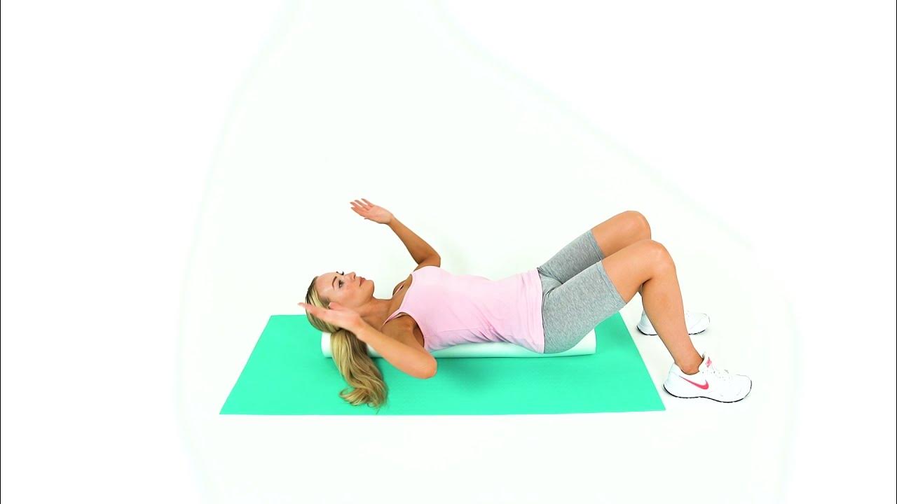 Foam Roller Pec Stretch Exercise YouTube