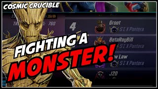 This Black Knight Counter Helped Me Beat This Monster! | Cosmic Crucible | Marvel Strike Force