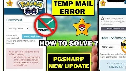 New trick to use fake email, temporary mail blocked by pgsharp ,How to get pgsharp key