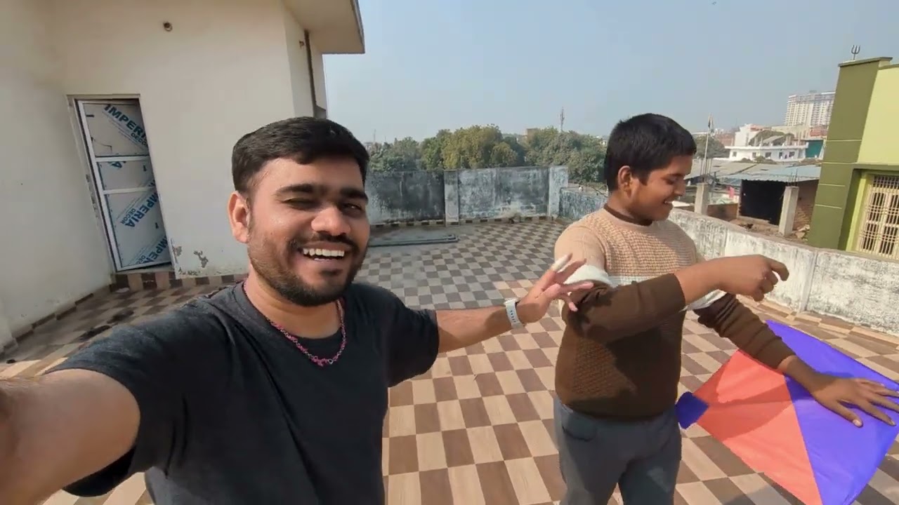 The Best Makar Sankranti Ever! 😍 Kite Looting & Competition Vlog