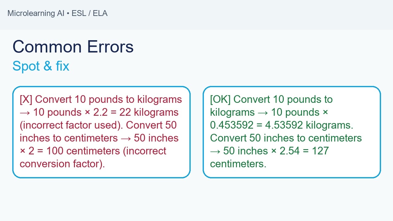 Unit conversion - SAT Math