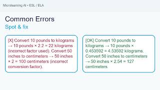 Unit conversion - SAT Math