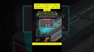 태양광 시스템 충전기 Lifepo4 리튬 배터리 충전기, 전류 전압 조절식 배터리 액세서리, 12V, 60A, 100Ah