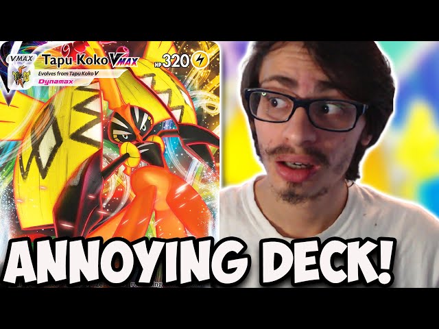 Tapu Koko VMAX Turns Miraidon ex Into A Disruption Deck! Paralysis Combo  PTCGL 