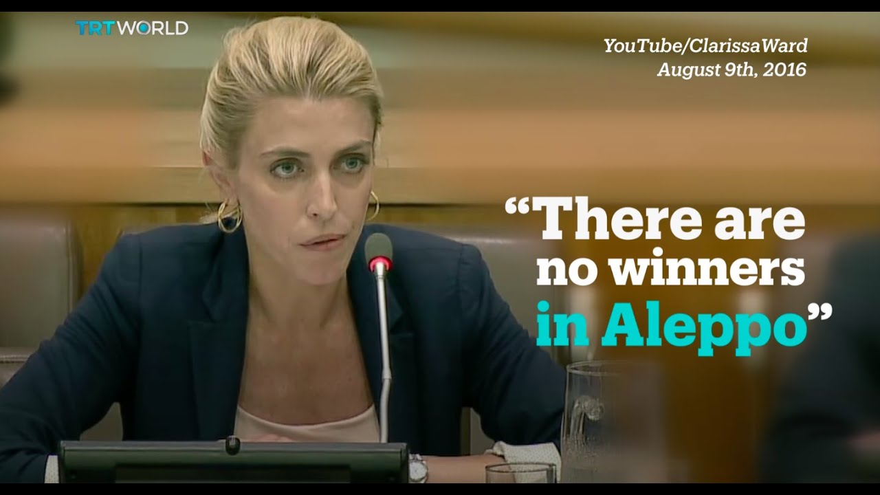 Clarissa Ward describes 'apocalyptic' scenes in Aleppo to UN Security