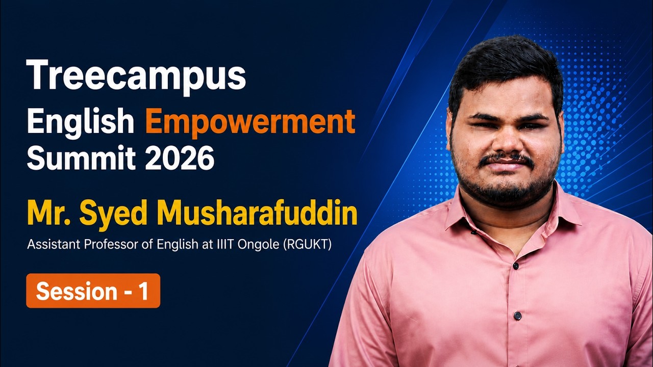 ⁣Session 1| Syed Musharafuddin | Empowering Teachers with AI & Digital Tools | Treecampus Summit 