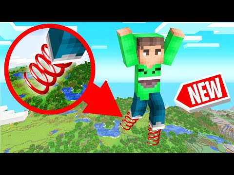 MINECRAFT But EVERY JUMP Is 1000 FEET! (Dangerous)