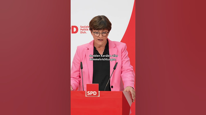 Saskia Esken zum Rechtsruck: Nie wieder!