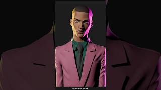 Turning a 2D Illustration into a 3D Character in Blender 🔥 #Shorts