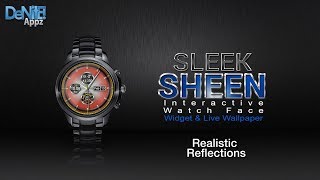 Sleek Sheen HD Watch Face, Widget & Live Wallpaper screenshot 1