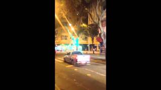 Crazy traffic light in Copacabana
