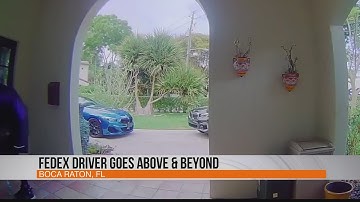 FedEx driver goes above & beyond