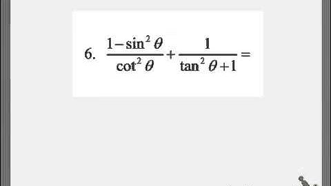Equivalent trig expressions