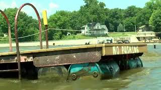 Boaters on Lake Shafer say they are dodging hidden logs underneath the water from all the rain this