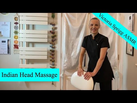 INDIAN HEAD MASSAGE with Victoria and Chloe Unintentional ASMR Soft Spoken | 2 of 4