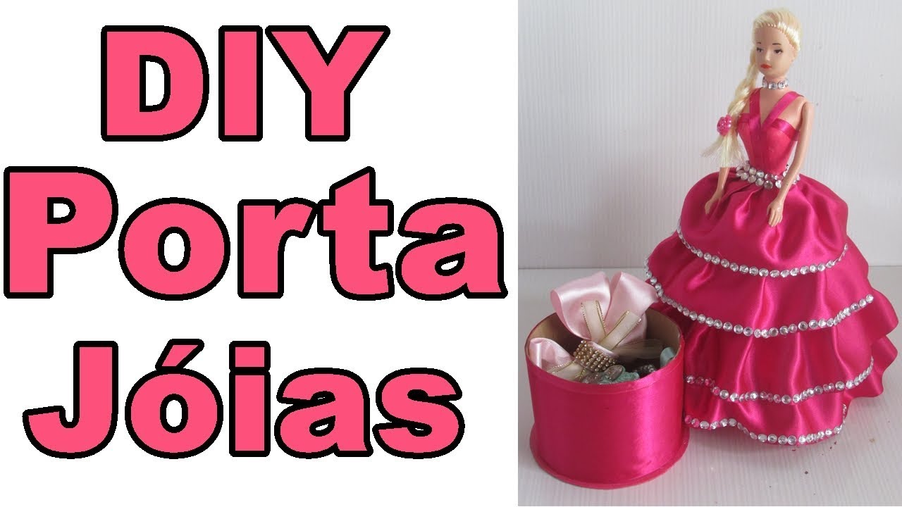 Porta Jóias da BARBIE com garrafa PET
