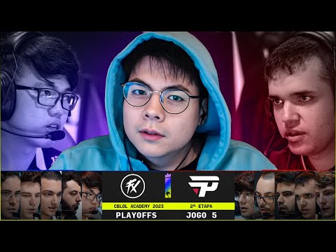 FLUXO x PAIN | Jogo 5 - CBLOL Academy 2023: Playoffs DIA 1 | Ilha das Lendas
