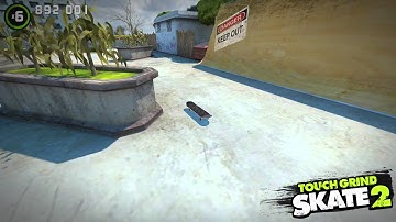 Touchgrind Skate 2: Backyard rail session