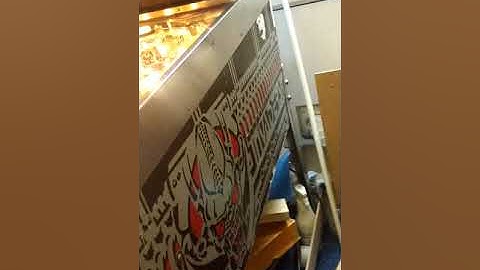 Fitting LEDs in backbox of space invaders Part 3