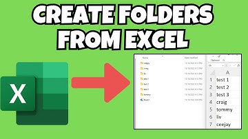 How to Create Folders From Microsoft Excel As You Type