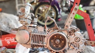 Rakit Mesin Honda Grand Blok kop Kharisma| Modif Mesin Honda Astrea KPH part 1 of 2