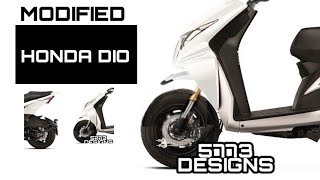 Honda Dio Modified New Face Lift