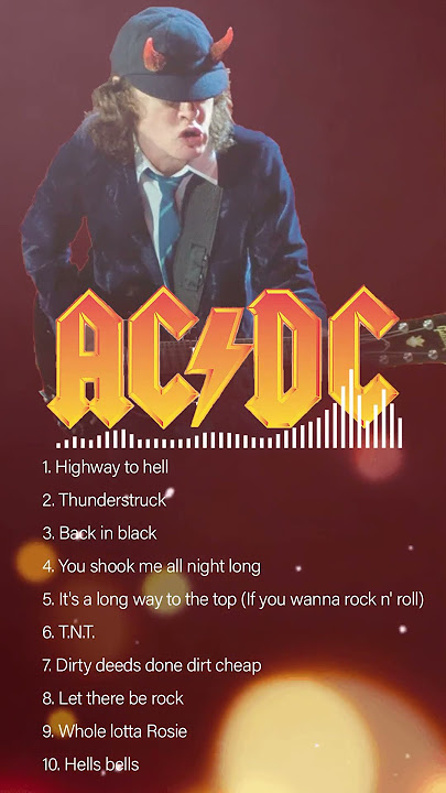 AC/DC Greatest Hits full Album / Top 100 Best Songs Of AC/DC
