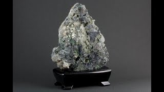 尾太鉱山産水晶 (パイライト、閃亜鉛鉱共生) 767g｜国産天然石 原石