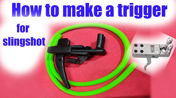 How to make a homemade slingshot trigger