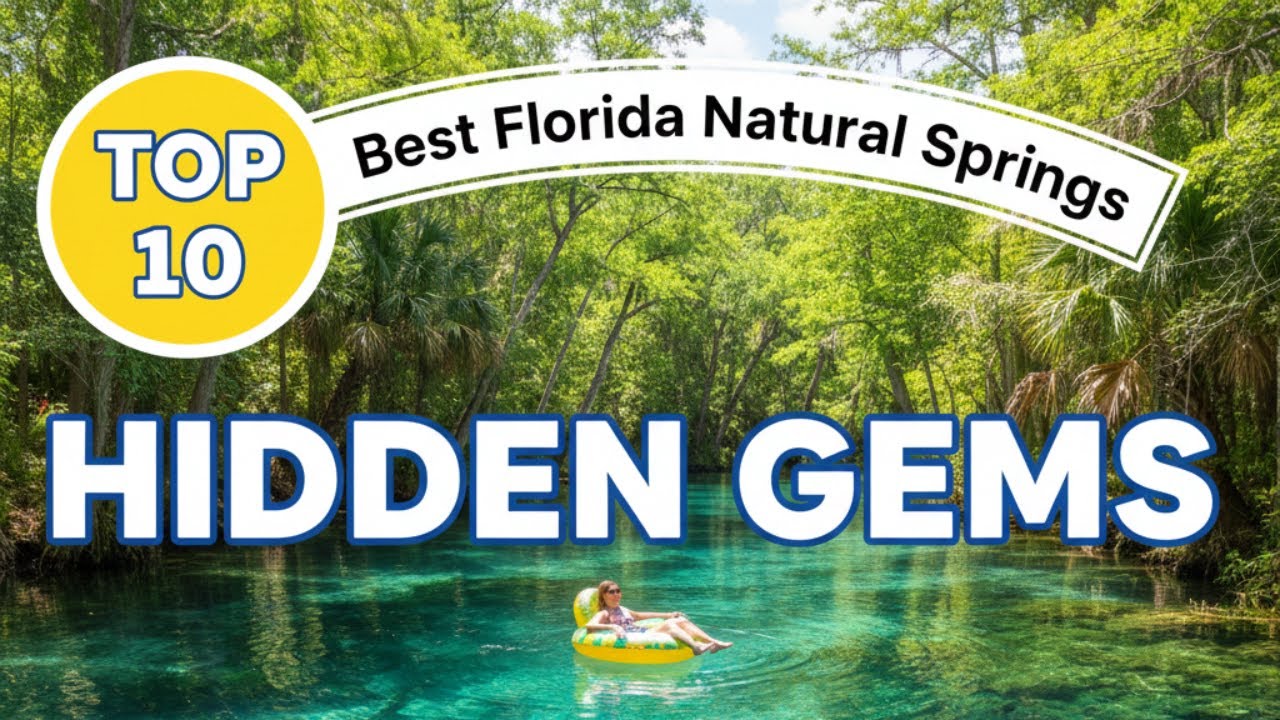 10 лучших источников Флориды: скрытые жемчужины с кристально чистой водой!