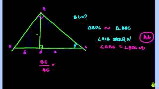 Similarity example where side plays different roles