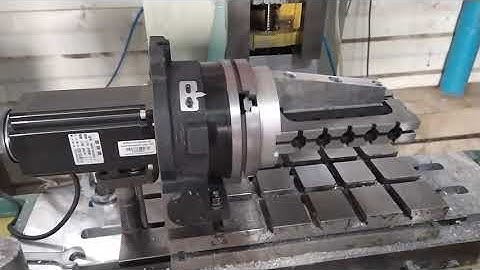 Rotary 4th axis DIY from HV6 table and 32-50 Harmonic Drive