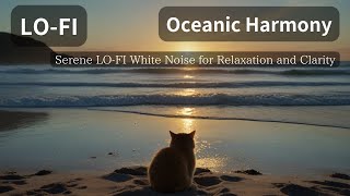 Oceanic Harmony: Serene LO-FI White Noise for Relaxation and Clarity,#oceanwave,#study,#sleep