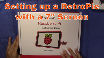 Raspberry Pi 3 setup with 7" screen