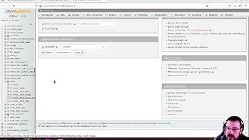 Drupal 10 database | PHPMyAdmin