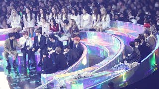 Blackpink, Bts, Wannaone Reaction To Commercial Film 광고중 블랙핑크 방탄소년단 워너원 리액션 4K 직캠 By 비몽
