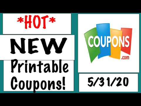 *HOT* New Printable Coupons!- 5/31/20