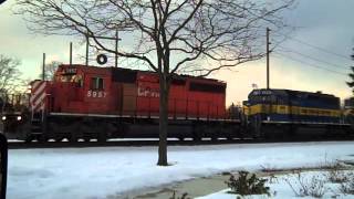 K048-19 lead by CP SD40 and ICE/DME SD40-2 COMBO