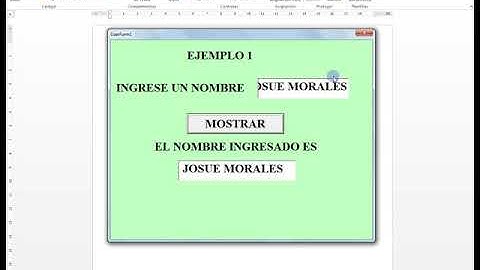 opciones visual basic