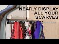 Neatly Display Clothing Accessories | Hafele Synergy Scarf Rack